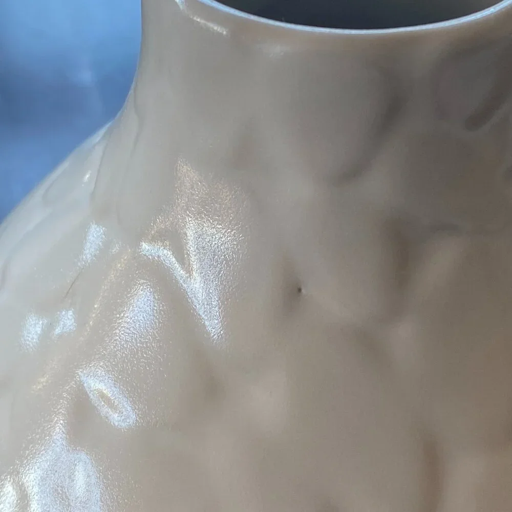 Jonathan Adler Pebble Vase White Ceramic Hand Made EUC